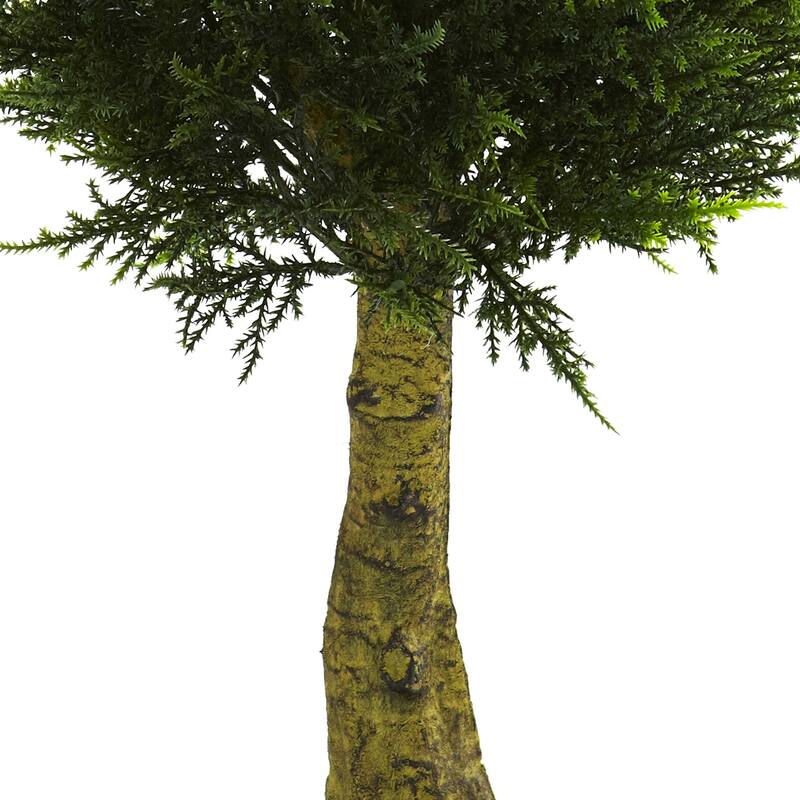Double Ball Topiary - Indoor Outdoor Decor - Asian Style Plant - UV Resistant Garden Statue - 4ft.