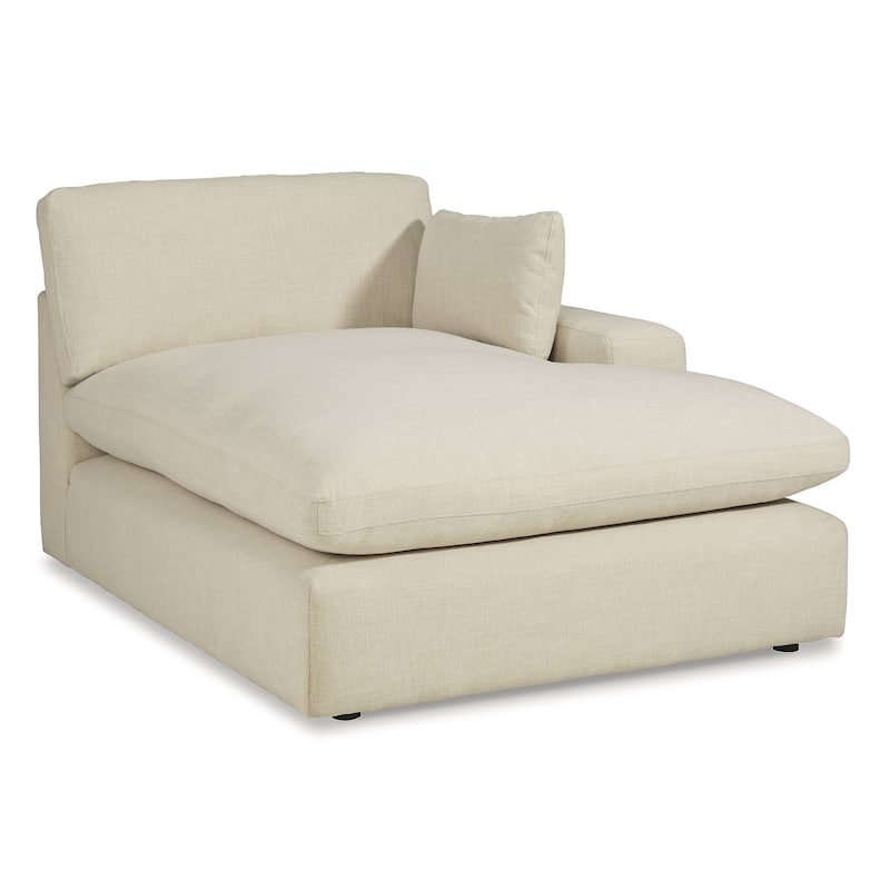 Signature Design by Ashley Elyza Beige 3-Piece Sectional with Chaise - 144" W x 68" D x 36" H