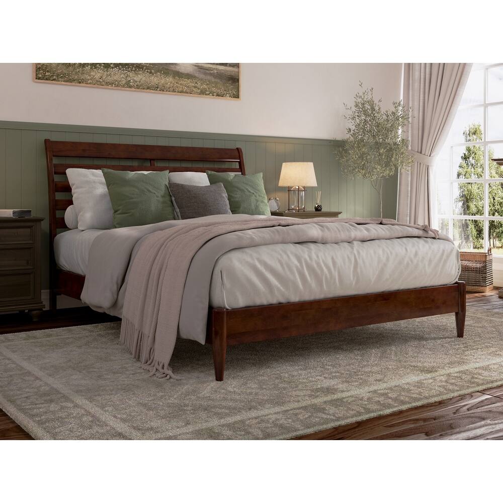 Savannah Solid Wood Low Profile Platform Bed