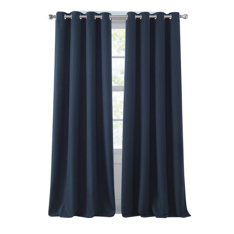 Tommy Hilfiger Kingston Grommet Curtain Panel Pair