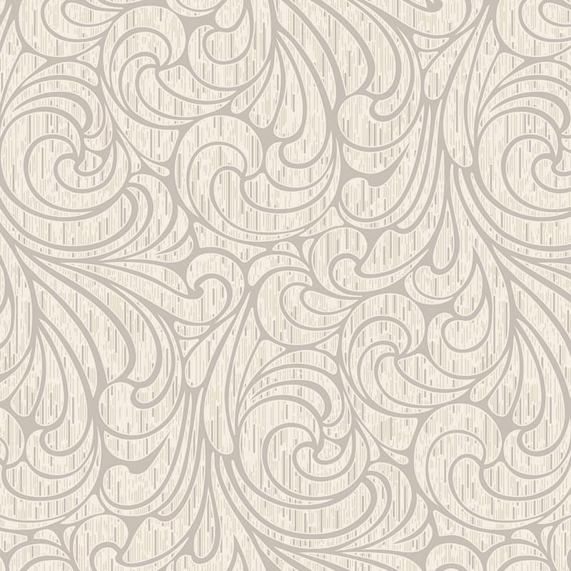 SUSSEXHOME Removable Wallpaper-Waterproof, Strippable, Light Resistance & Cleanable Wall Paper Roll-Wallpaper-Flowery - BROWN
