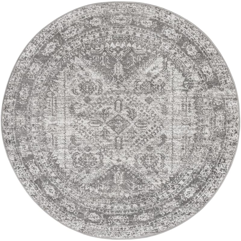Livabliss Monte Carlo Updated Traditional Medallion Area Rug