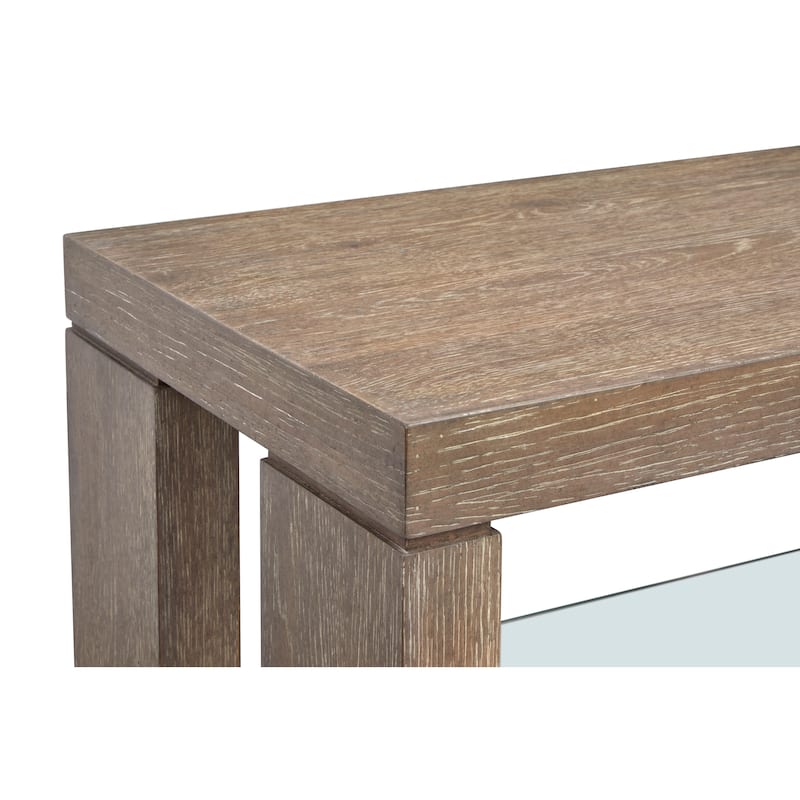 Magnussen Home Conway Spiced Brown Square Cocktail Table With Casters - 54''W x 54''D x 16.5''H