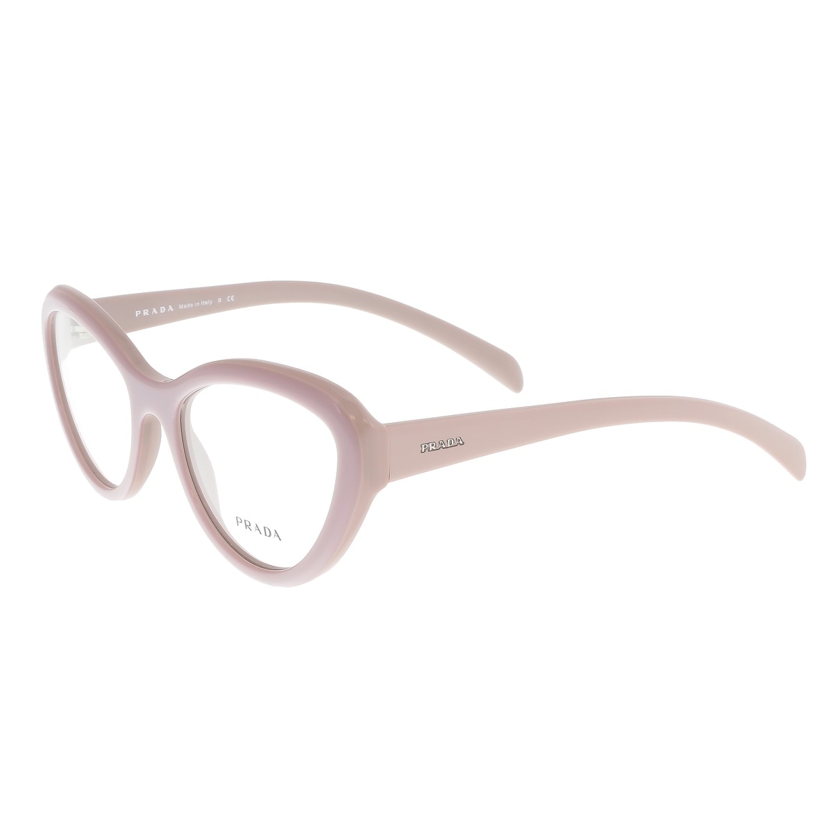 Shop Prada Pr 25rv Tkp101 Pink Cateye Optical Frames 52 18 140