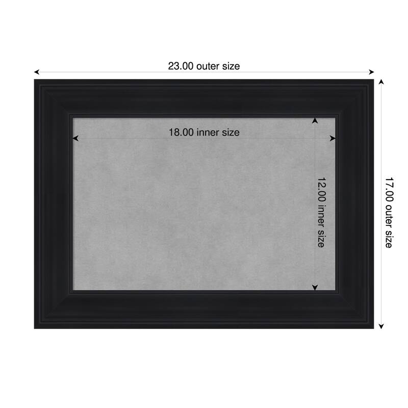 Amanti Art Abbey Black Framed - 23 x 17 in