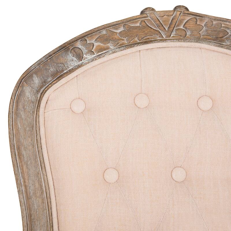 SAFAVIEH Jerilyn 20-inch French Leg Dining Chair (Set of 2) - 21" W x 25" D x 39" H - 21Wx25Dx39H