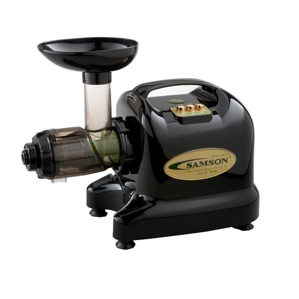 Samson GB9002 6 1 Single Gear Black Juice Extractor