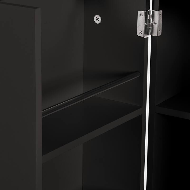 Moasis 72" Tall Kitchen Pantry Storage Cabinet with 4 Door and Drawers