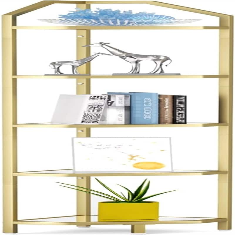 Corner Shelf Stand - 11.5"D x 14"W x 70"H