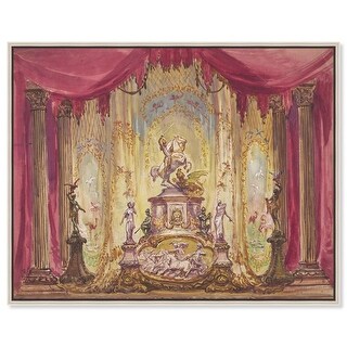 Statue of Saint George Slaying Canvas Vintage Art Prints by Art Remedy