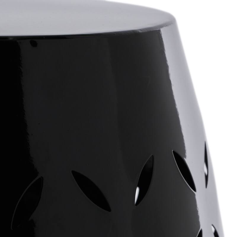 12" Accent Side Table, Cylindrical Design End Table for Living Room, Family Room, or Entryway, Industrial Style