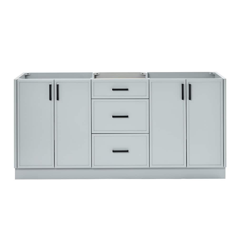 Ariel K72D-BC Kelly 72" Double Free Standing Vanity Cabinet Only