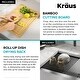 preview thumbnail 51 of 100, KRAUS Kore Workstation Farmhouse Apron Stainless Steel Kitchen Sink