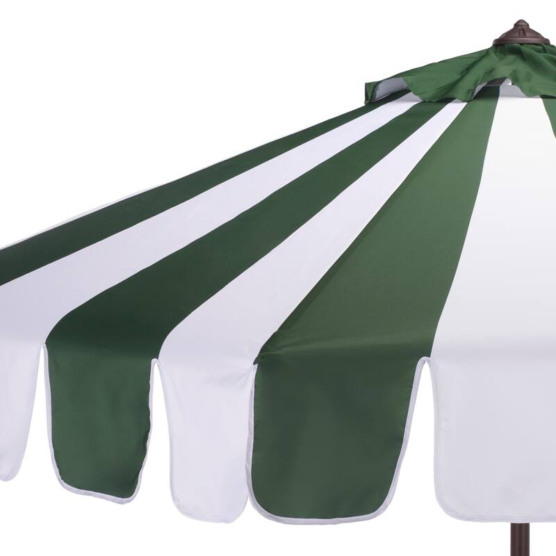 SAFAVIEH Outdoor Living Meze 9ft Crank Umbrella