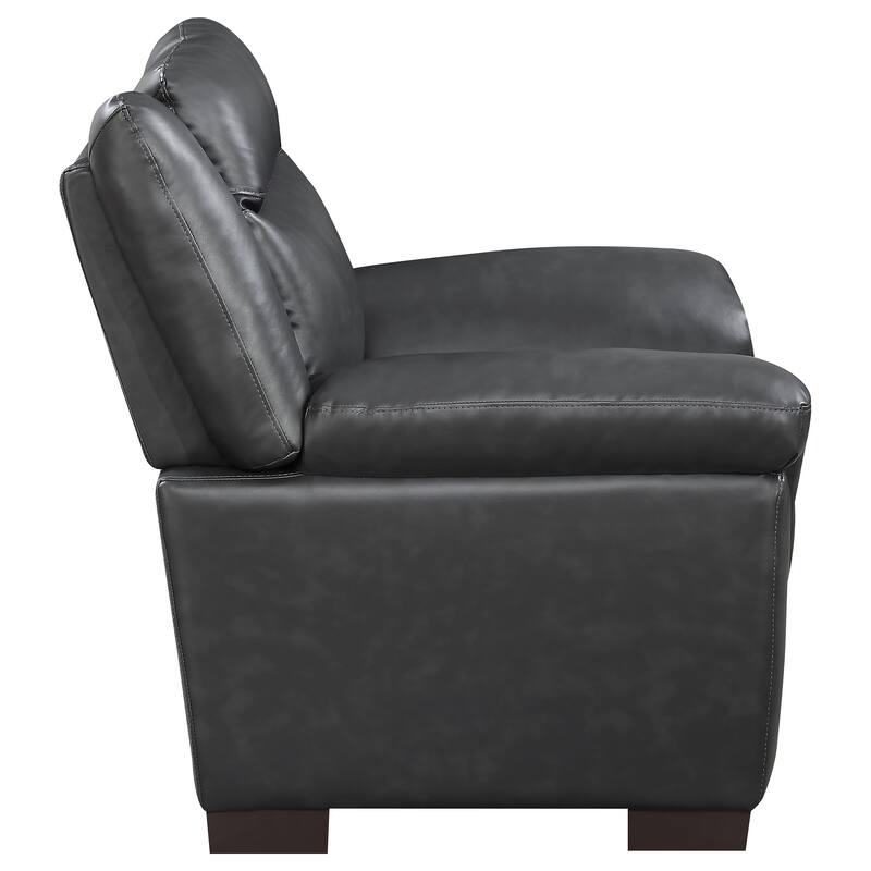 Arabella Upholstered Padded Arm Accent Chair - 39" x 35" x 36.5"