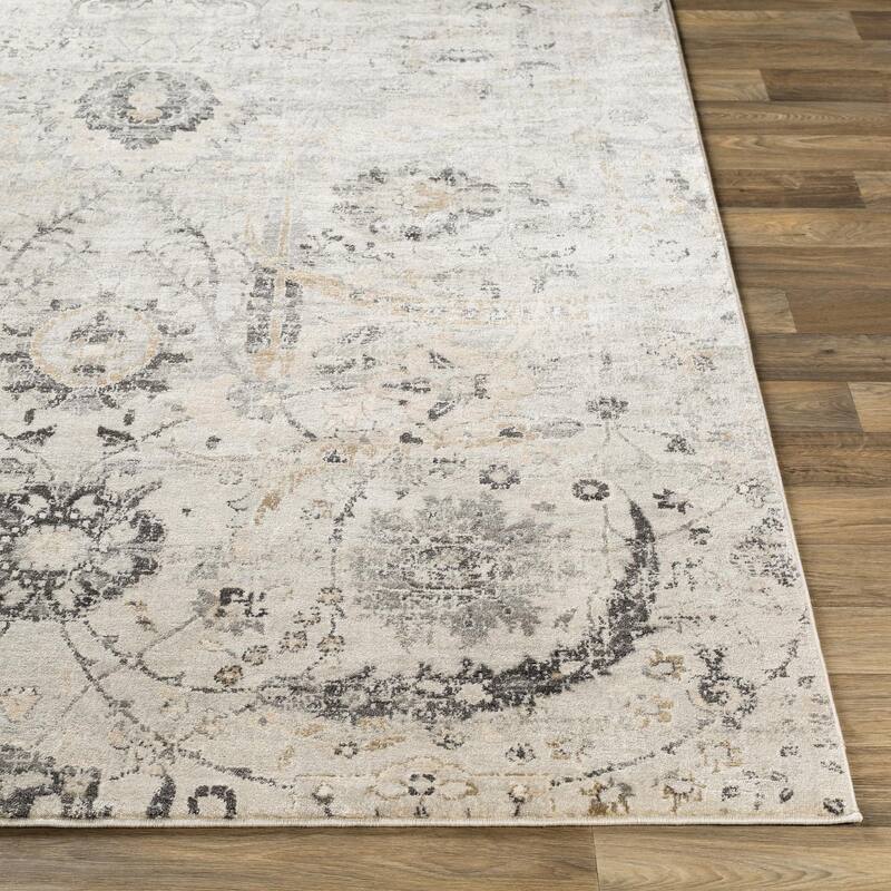 Livabliss Indigo Updated Traditional Medallion Area Rug