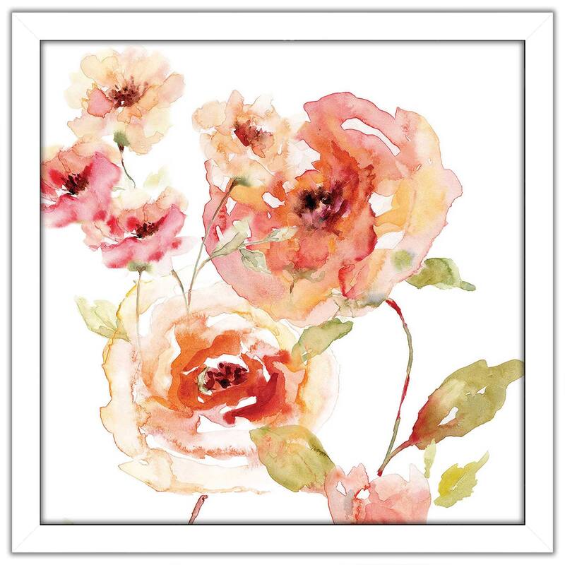 "Translucent Reds II (Square)" Print on Acrylic