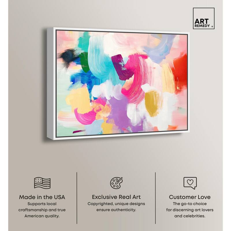 Pigment Play II Canvas by Art Remedy