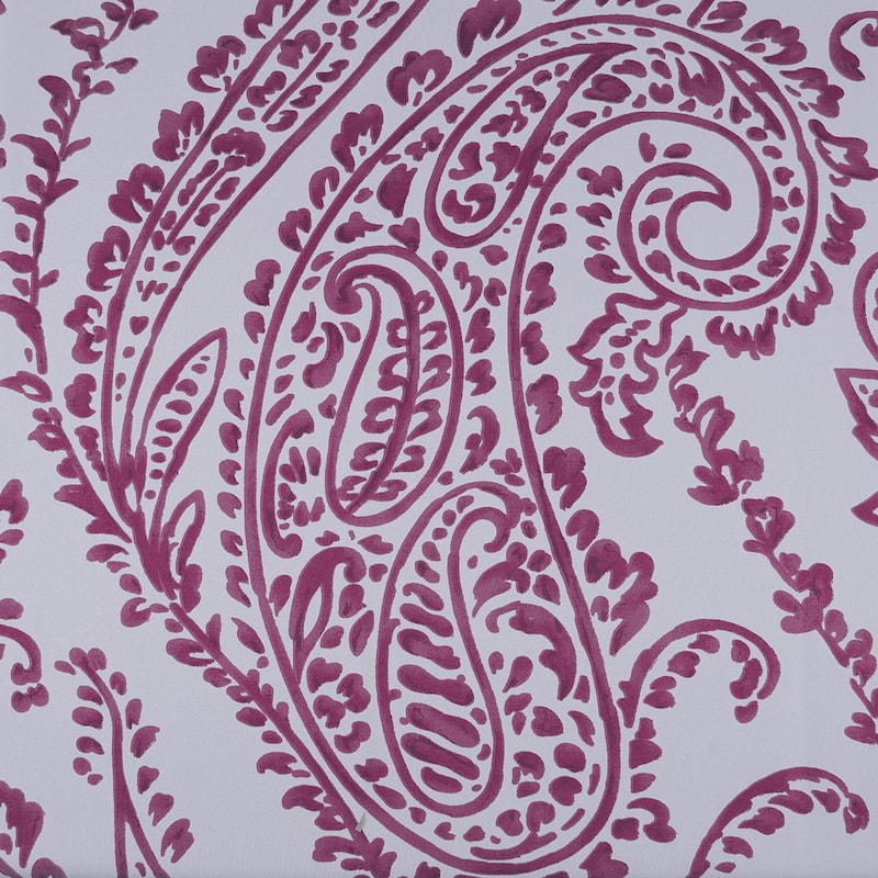 Exclusive Fabrics Tea Time Floral Room Darkening Curtain (2 Panels)