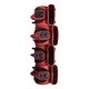 preview thumbnail 5 of 5, XPOWER Air Mover, Dryer, Blower w/ Power Outlets & Timer - Red