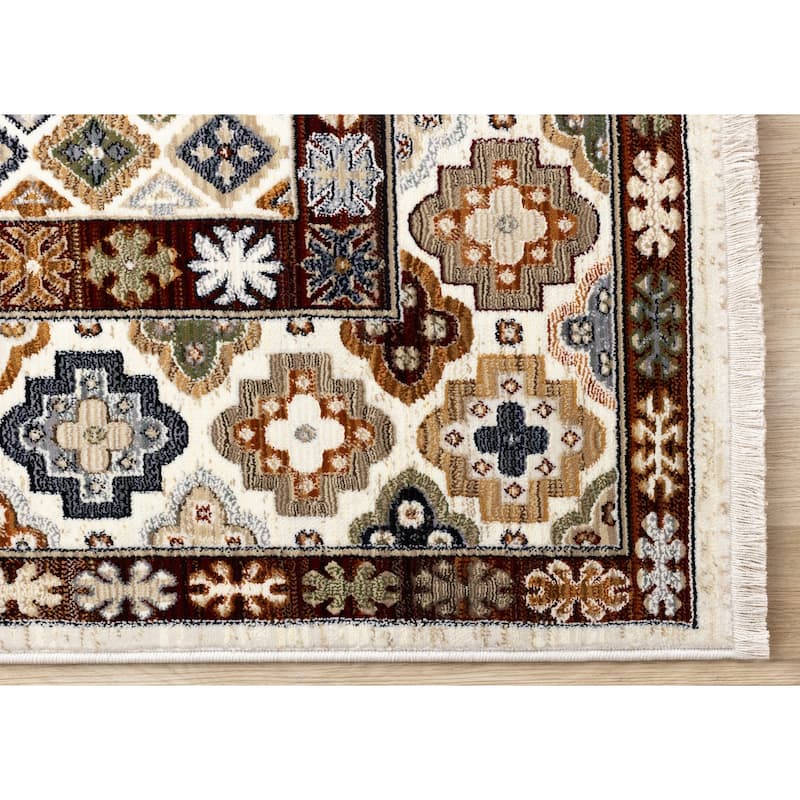 HomeRoots Oriental Modern Rectangle Area Rug - 8' X 10'