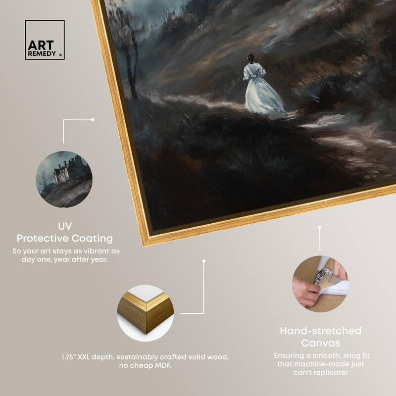 Wuthering Heights Cover Canvas by Art Remedy