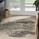 preview thumbnail 100 of 143, Nourison Modern Abstract Sublime Area Rug Ivory/Grey - Round - 5'3" Round