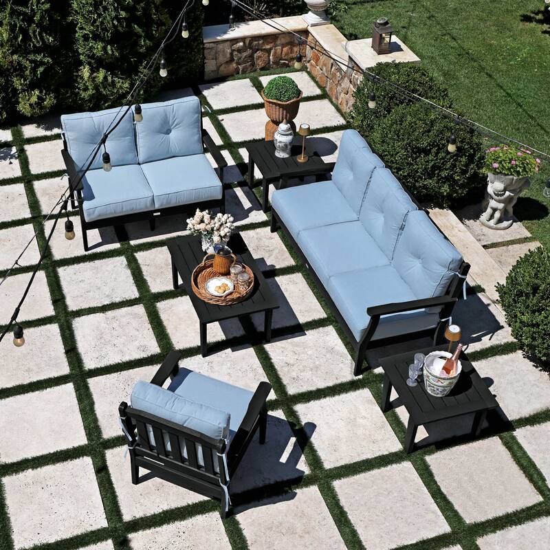 HIGHWOOD Lehigh 6-Piece Grand Deep Seating Set