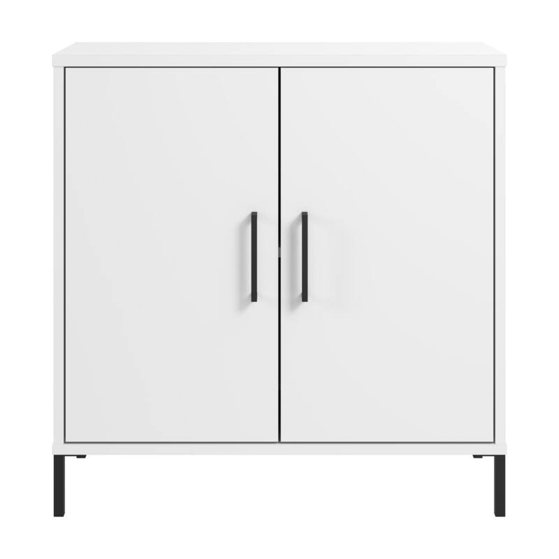 Salinas Small Storage Cabinet with Doors and Shelves by Bush Furniture