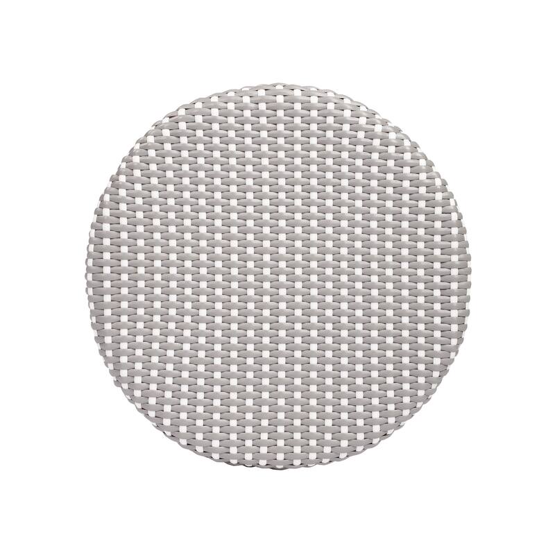 Tobias Rattan Round Bar Stool