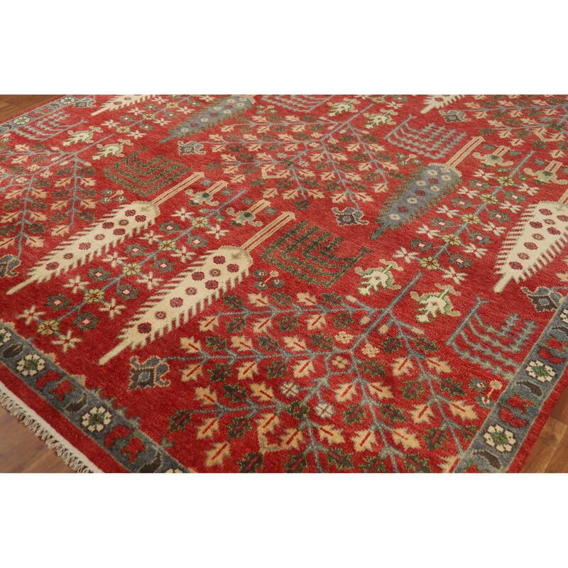 Heriz Serapi Indian Rug Handmade Wool Carpet - 7'11" x 9'8"