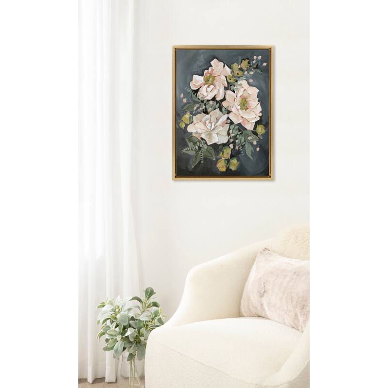Kate and Laurel Sylvie Day 24 Framed Canvas by Annie Quigley