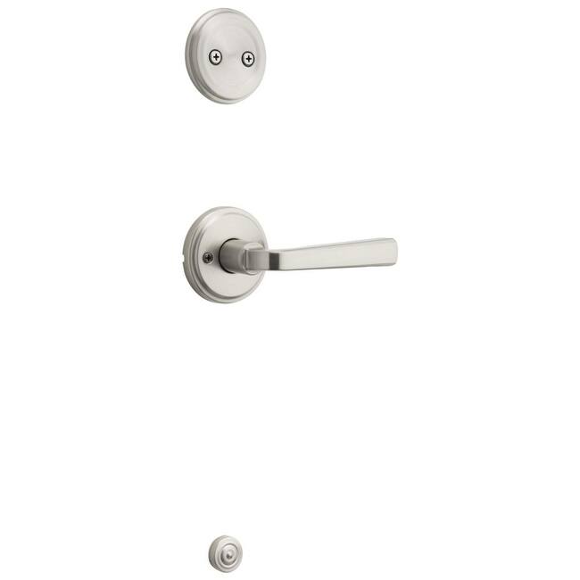Kwikset 968TDL Trafford Lever Dummy Interior Pack with Round Rose for