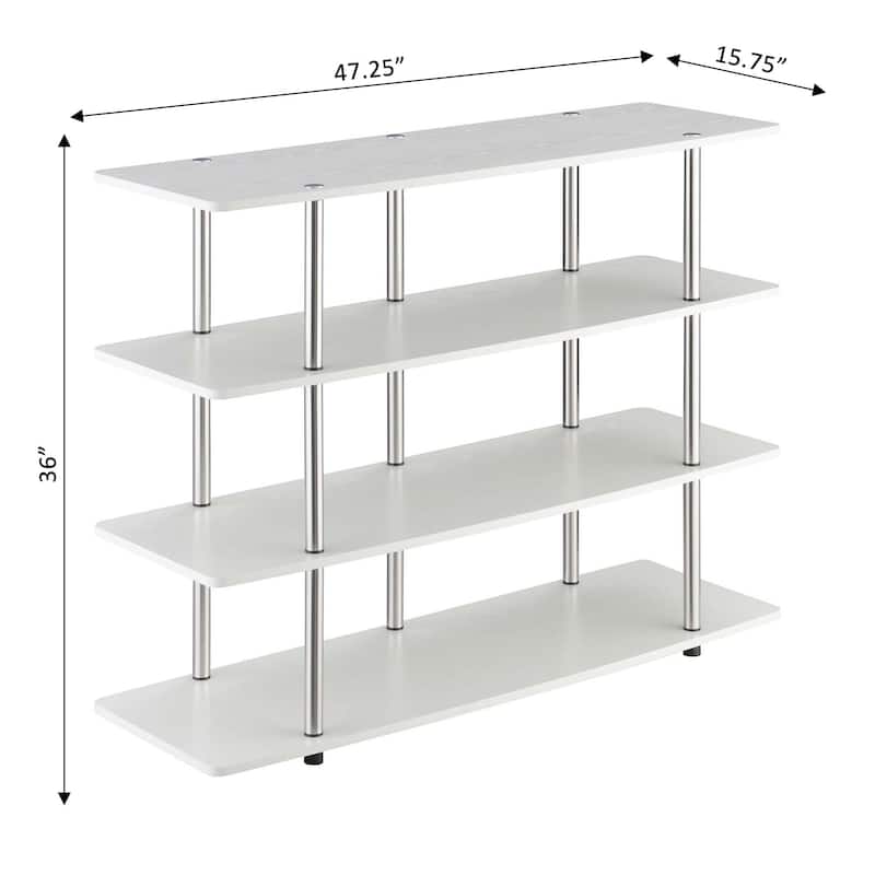 Convenience Concepts Designs2Go XL 55 inch Highboy 4 Tier TV Stand