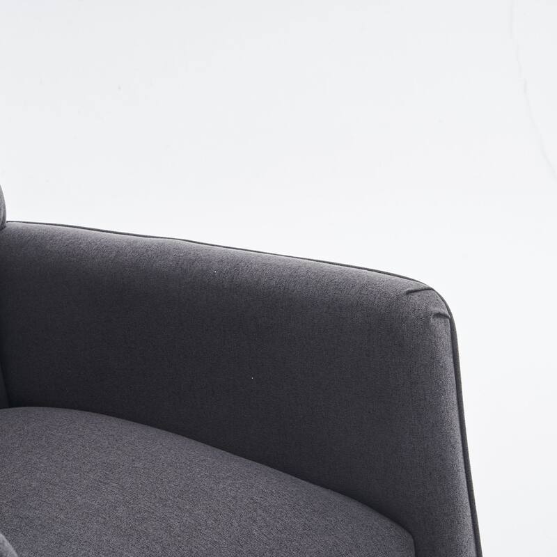 Rocking Chair With Adjustable Footrest