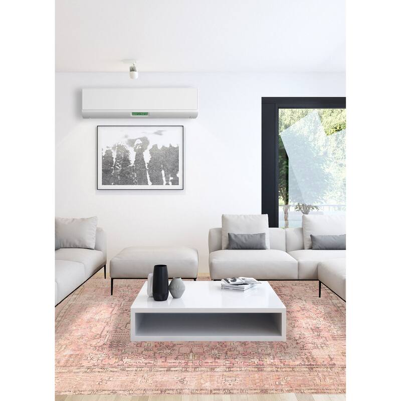 ECARPETGALLERY Hand-knotted Antalya Vintage Pink Wool Rug - 9'9 x 12'10