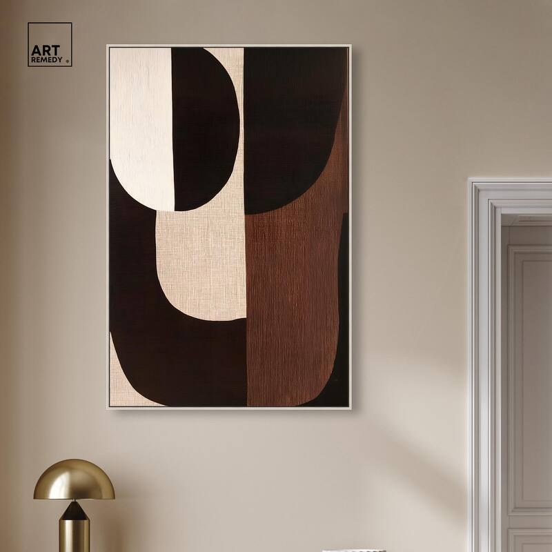 Quartet in Brown I Canvas by Art Remedy