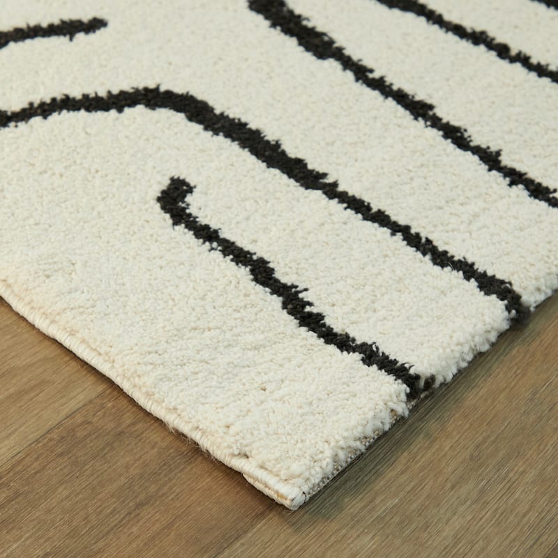 Pollock Modern Abstract Area Rug