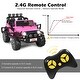 preview thumbnail 13 of 41, Costway 12V Kids Ride On Car 2 Seater Truck RC Electric Vehicles w/ - 48.5"X31.5"X31.5"