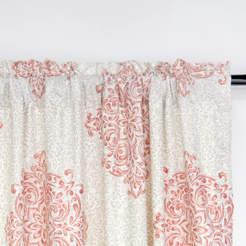 Serenta Chelsea Printed 2 Piece Curtain Set