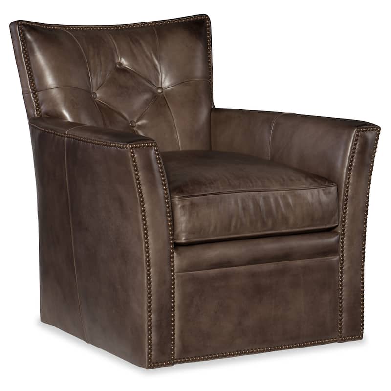 Conner Swivel Club Chair - 31"W x 33.5"H x 34.5"D