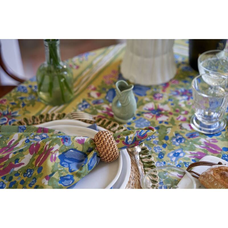 Caravan Eclipse Napkin Ring - Set of 4 - Natural - 2.5 x 2.5