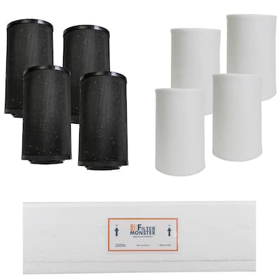 Filter-Monster Branded Replacement Filter Bundle Compatible with IQAir GC Multigas Air Purifier Filters