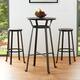 Option Brown Pub Set (1Table+2Stools)