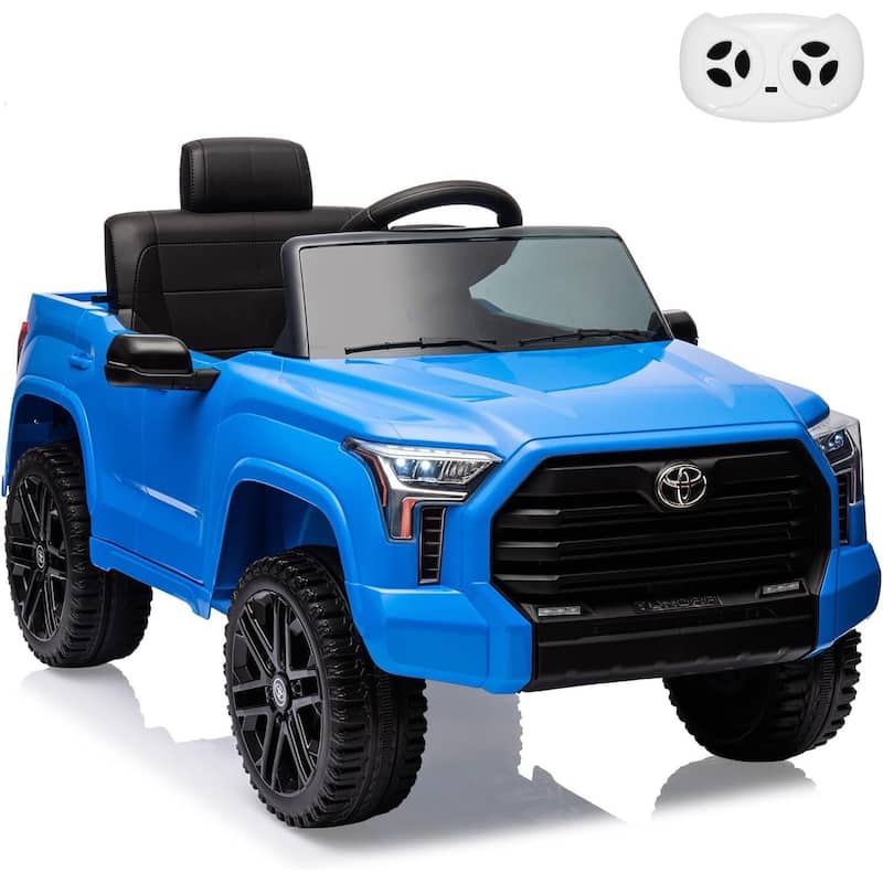 12V Electric Ride-On Toy Car for Kids with Remote - Blue