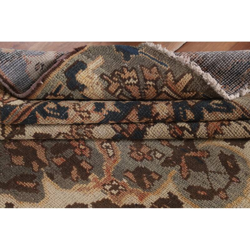 Bakhtiari Persian Vintage Rug Handmade Wool Carpet - 5'3"x 9'11"