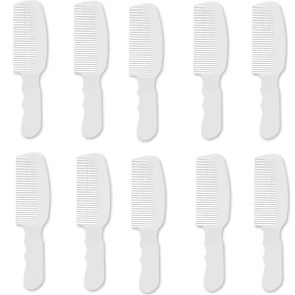 10x Wahl Flat Top Comb White #3329-100