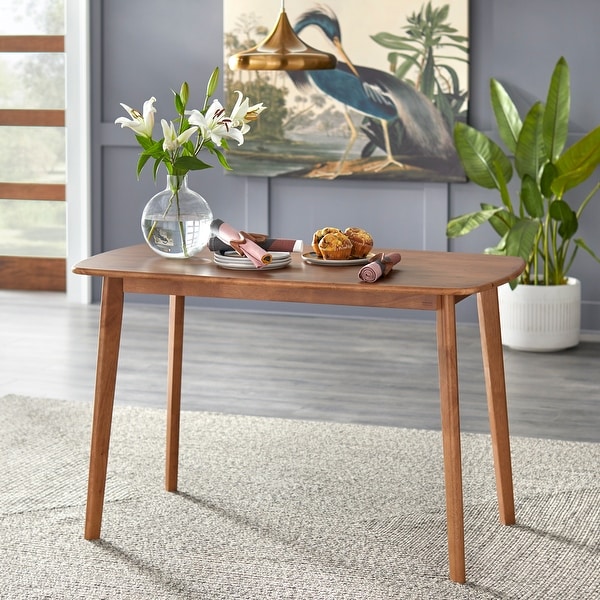 Simple solid sales wood dining table