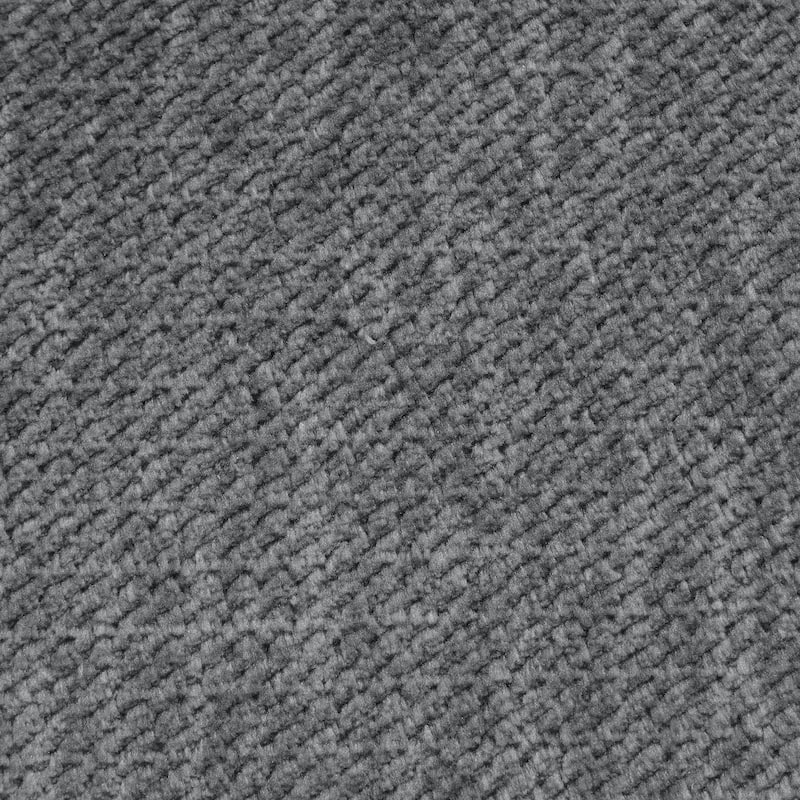 4-piece Sectional Sofa with Movable Storage Ottoman, Dark Gray Chenille for Living Room