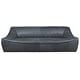 preview thumbnail 3 of 4, SAFAVIEH Home Agitha Leather Sofa - 95"W x 41"D x 30"H